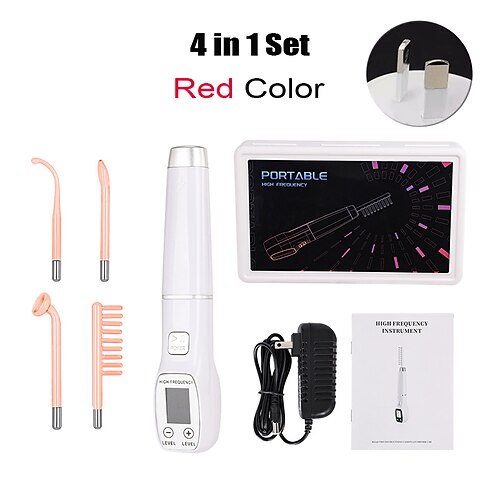 Intelligentes Bedienfeld, 9-stufiges Hochfrequenz-Gesichtsbehandlungsgerät, Hauttherapie-Stab, Faltenentfernung, Aknebehandlung, Infrarot-Haarpflege, neues Upgrade Image