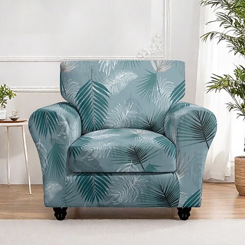 Sessel-Sofabezug, elastischer Stretch-Überzug für Einzelsessel, rutschfest, staubdicht, schützender Sofabezug für den Wohnbereich Image