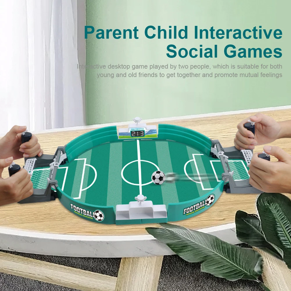 Mini jeu de Football de Table, jeu de Table de jeu de Football pour deux personnes, jeu de Puzzle interactif Parent-enfant, jeu de fête
