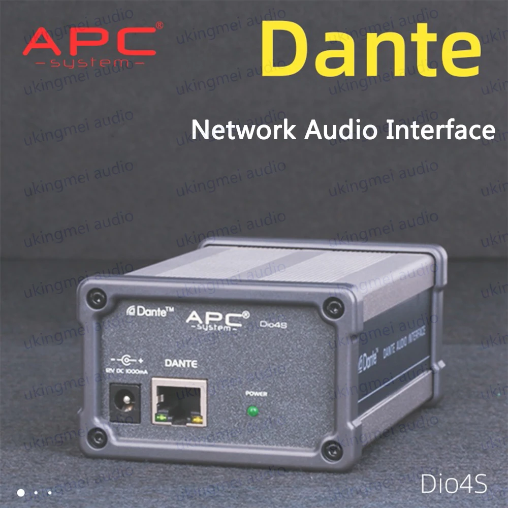 Dante System Manager 4-Kanal-Besprechungsraum Öffentliches Rundfunk netz Audio-Schnitts telle Mikrofon leitung Phoenix-Stecker Image