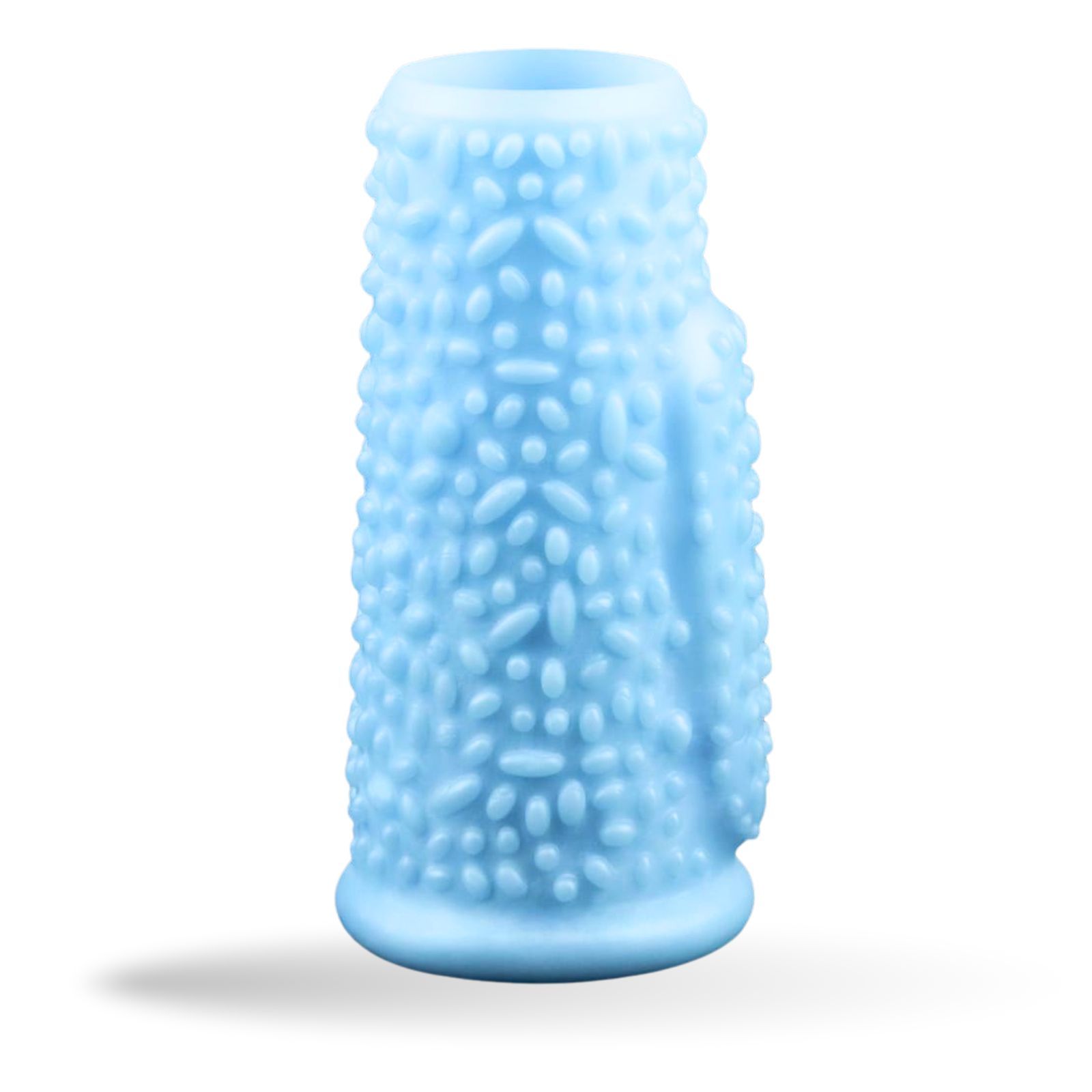 Lovelyness - custodia per pene con vibrazione blu protuberanze 1 St