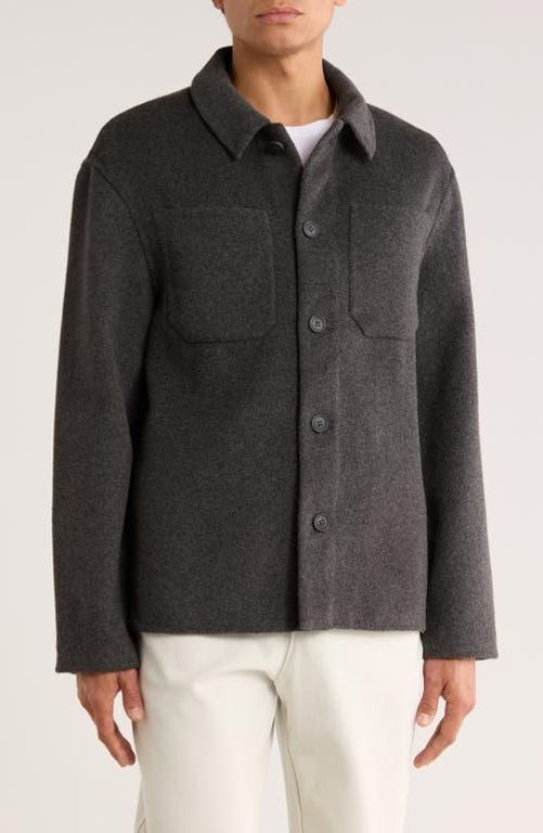 Wool Blend Shirt Jacket - Black - Nordstrom Jackets