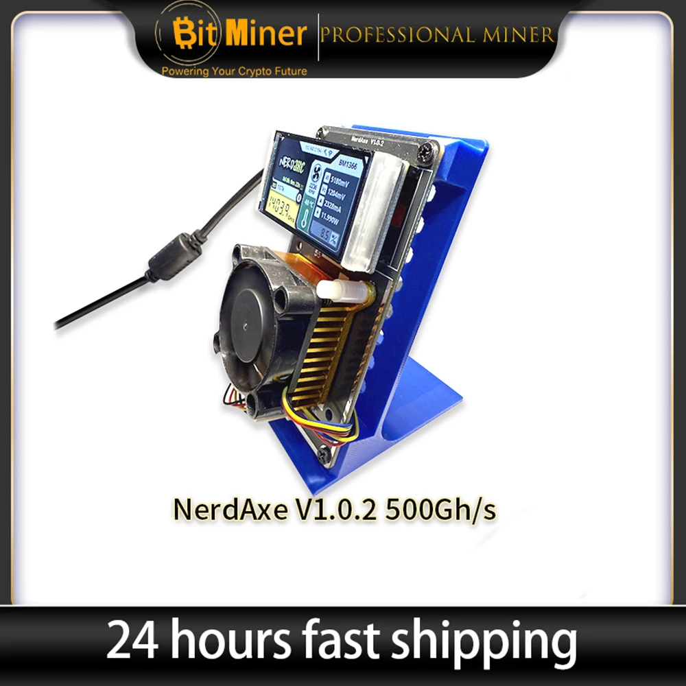 NerdAxe Ultra DIY Miner 500GH/S 12W BM1366 ASIC Chip Bitcoin Miner Open-Source ASIC Miner btc cypto Miners Bitaxe Supra. Image