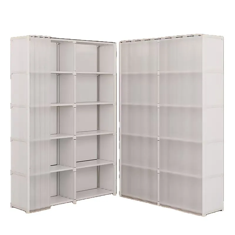 5/6 schichten Staubdicht Kleiderschrank Hohe Kapazität Hängen Schränke Hause Kleiderschrank Partition Lagerung Organizer Mehrzweck Lagerung Racks