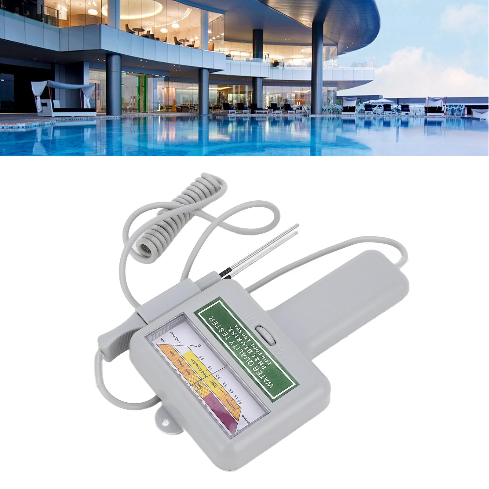 Schwimmbad Spa Chlor pegel tester tragbare Wasser qualität Monitor Checker Meter für Aquarium Hot Spring Analyse gerät Image