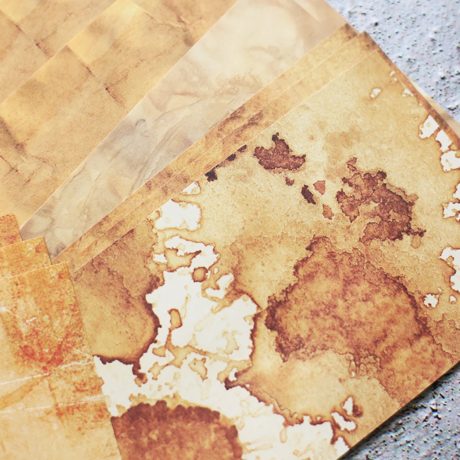 30 Blatt Ocean Waves Scrapbook-Papier, Scrapbooking-Material, Junk-Journal-Zubehör, ästhetische Kunsthandwerk, Tagebücher, Hintergrundpapier Image