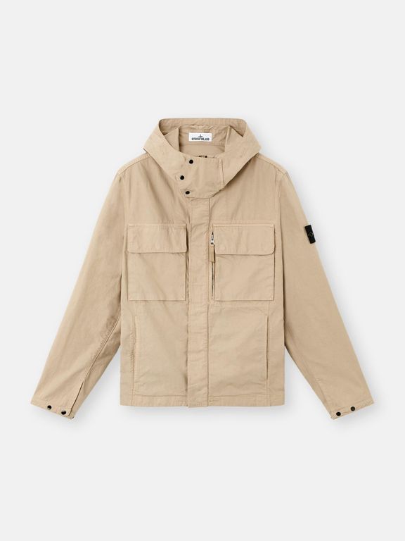 Q100012 Canvas Weave Cotton, Organic Cotton - Natural - Stone Island Jackets