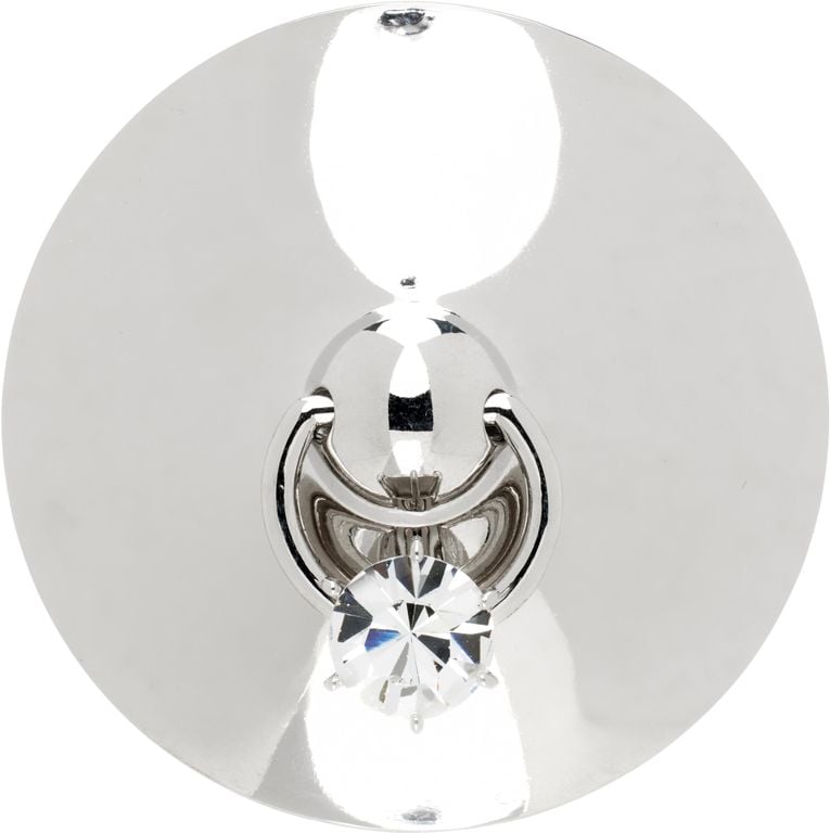 Lamina Diamanti Brooch - Gray - Panconesi Brooches