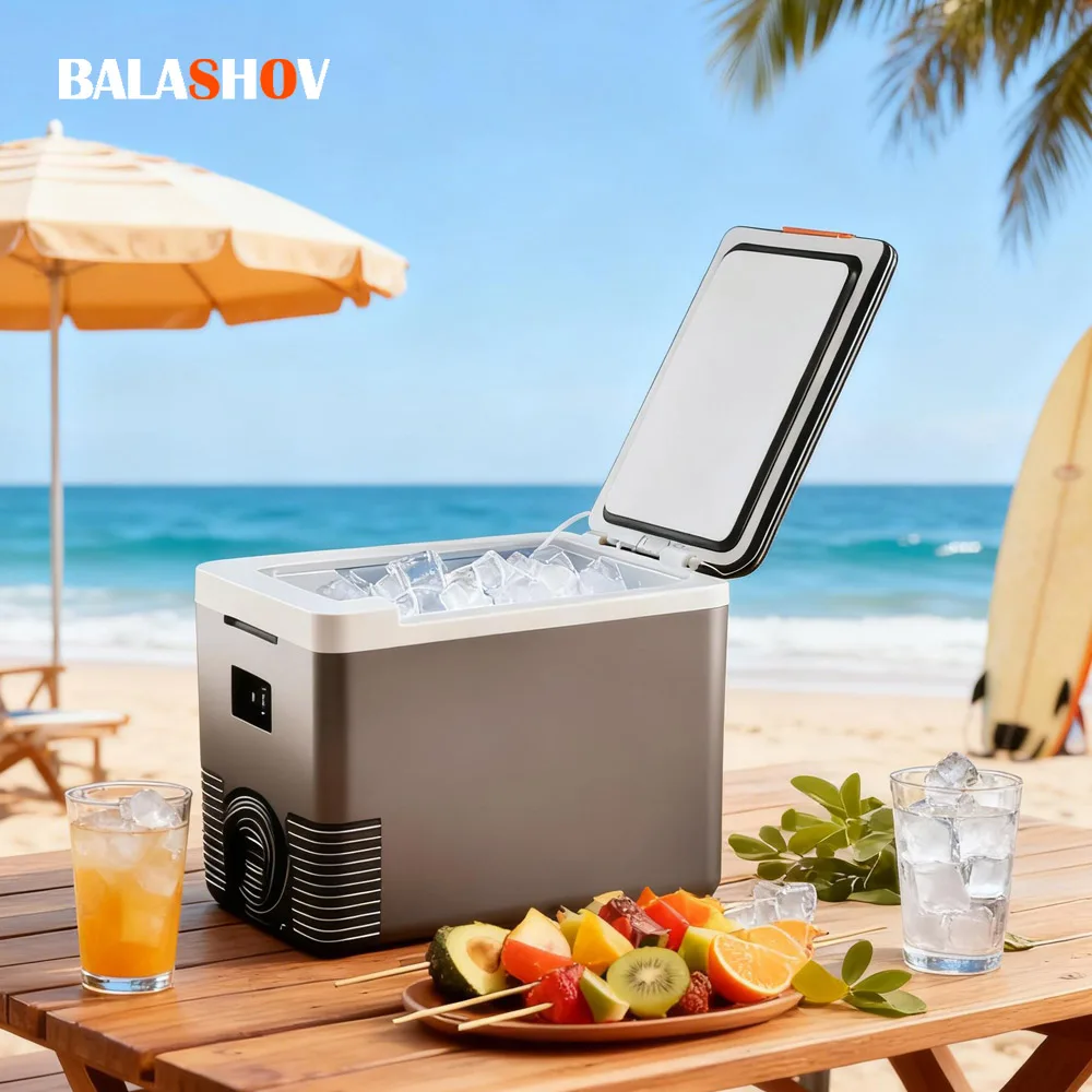 Réfrigérateur 10L congélateur extérieur Mini réfrigérateur électrique automatique Portable glacière 220V réfrigérateur domestique 12V voiture