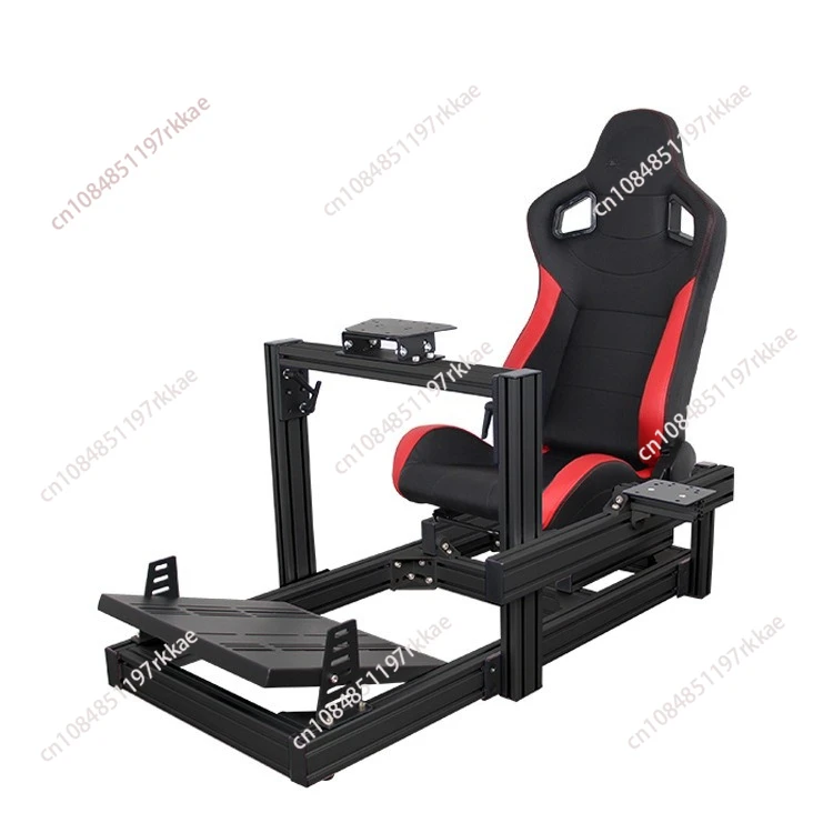 Spiel Fahren Sim Racing Eulator Rig Kit Rad und Pedal Zubehör Handschuhe TV Stand Sim Racing Cockpit Aluminium Sitze Image