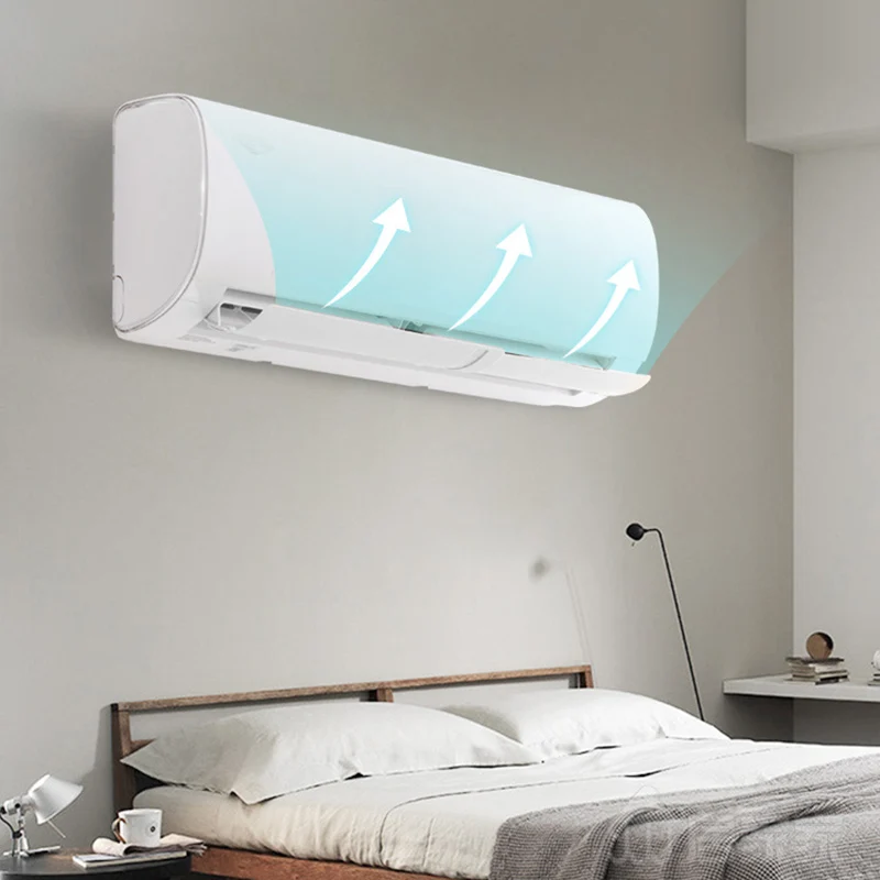 Home Klimaanlage Windschutzscheibe Universal einziehbare Anti-Direkt-Blas-Windschutzscheibe für Schlafzimmer Wohnzimmer Image