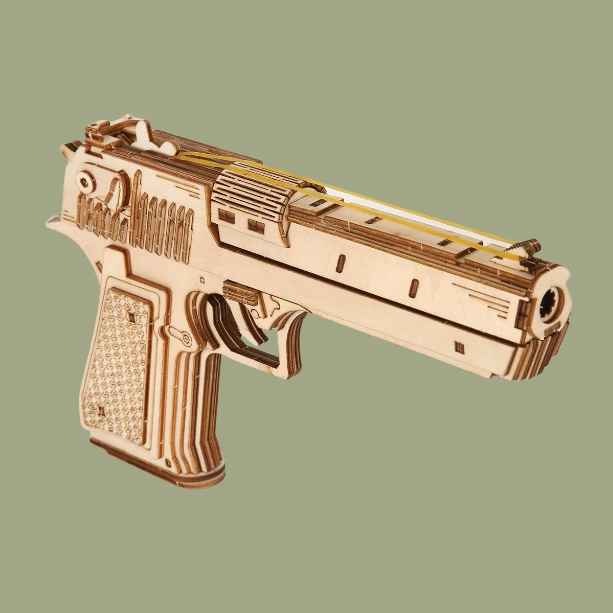 Bauen Sie Ihren eigenen 3D-Holzpuzzle-Modellbausatz für schwere LKWs – ein lustiges und pädagogisches DIY-Geschenk Image