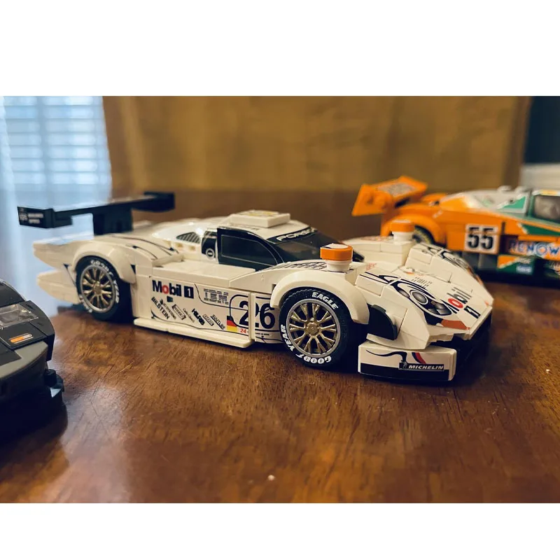 MOC-167834 Nuovo classico GTR Supercar Racing Building Block Modello •260 Parti Regalo di compleanno per ragazzi e bambini Building Block Toy