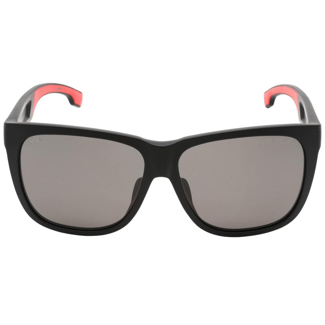 Hugo Boss - Sonnenbrille für Herren (Schwarz/Rot) Image