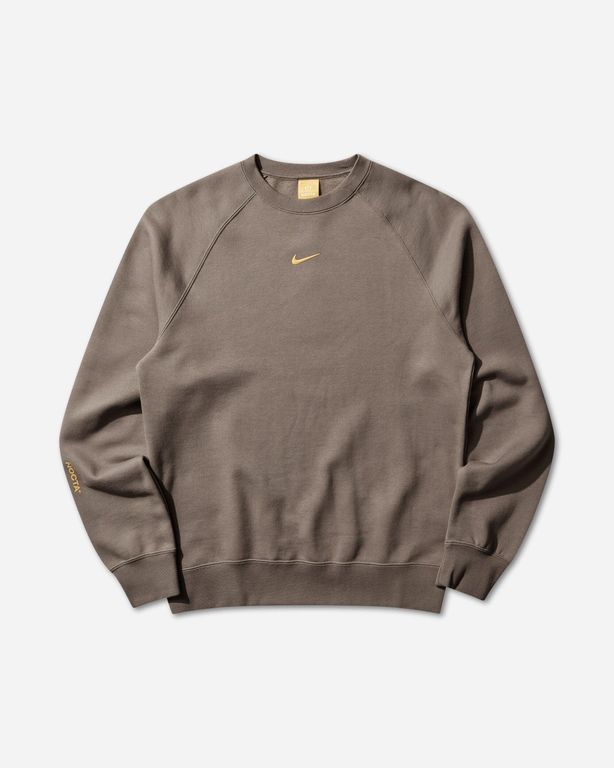 Nocta Fleece Crewneck Sweatshirt - Brown - Nike Sweats