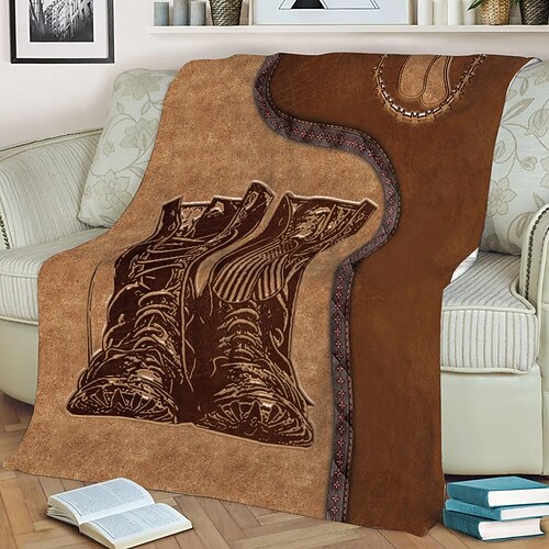 Tag der Unabhängigkeit Decke Fleecedecken Überwurfdecke für die Couch Geschenk amerikanische Flagge Veteran Klassisch 3D Sofa Bett Dekorative Decke Warme Decke Wohndeko Image