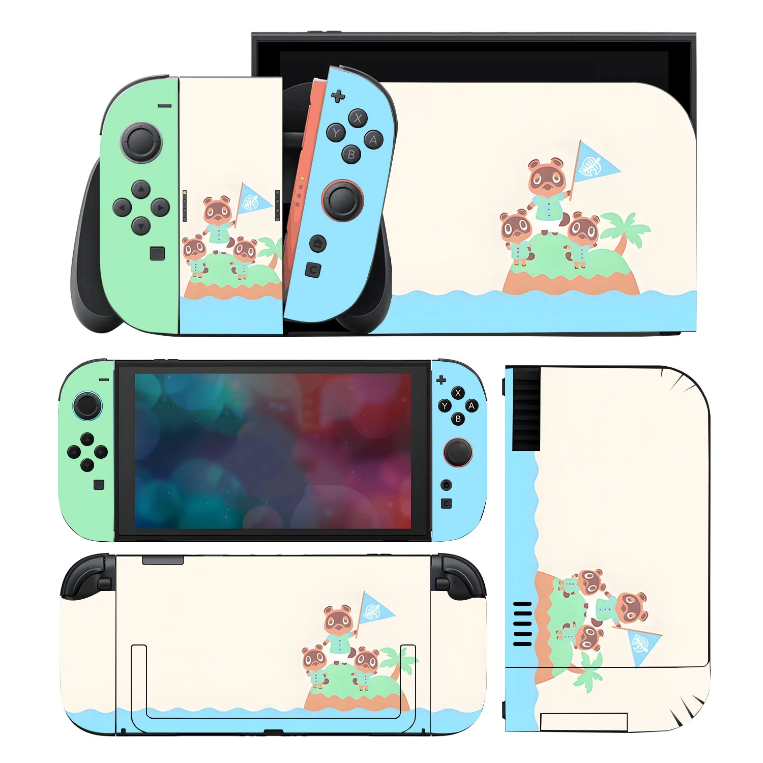 Schützende Hautaufkleber für Nintendo Switch 2 ACNH Gaming Aufkleber Vinly für NS 2 Konsolen-Controller Joycon Switch 2 Zubehör Image