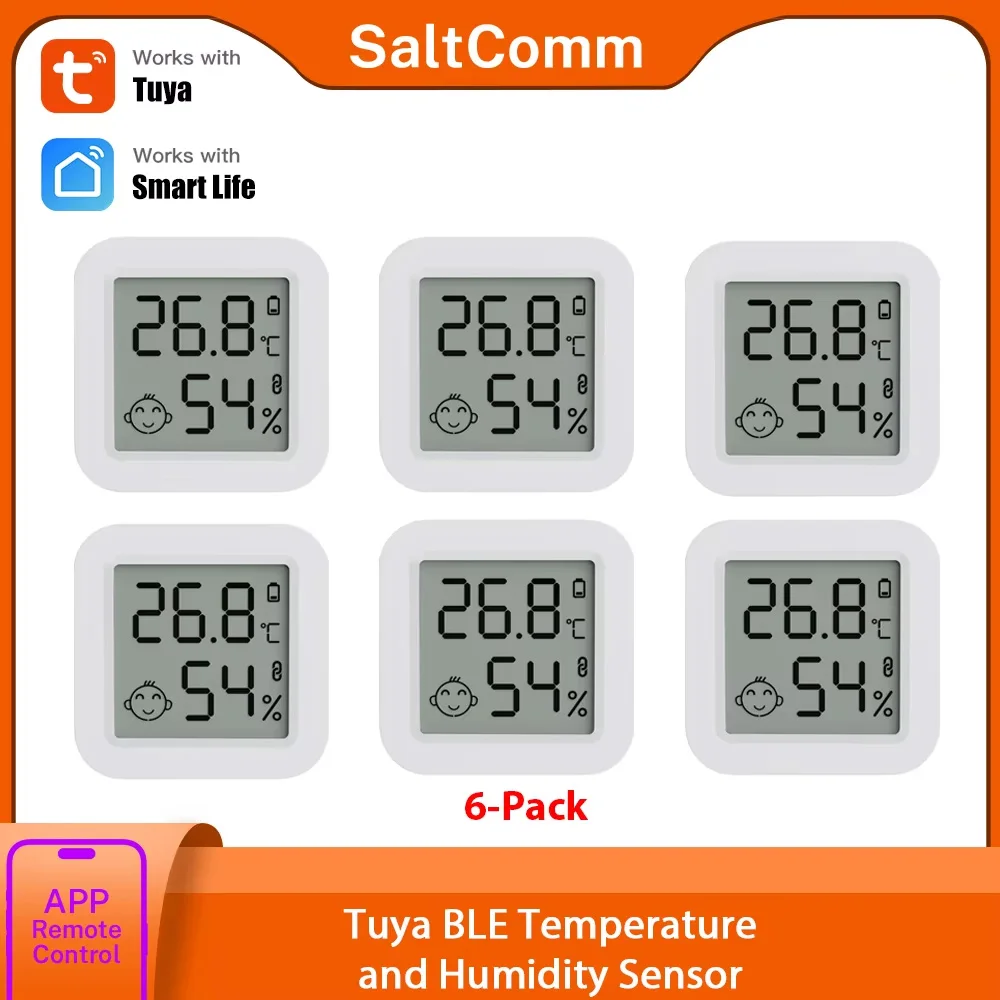 Tuya Mini Thermometer Hygrometer Temperatur Feuchtigkeit Sensor Bluetooth-Kompatibel APP Fernbedienung Arbeit mit SmartLife Alexa Image