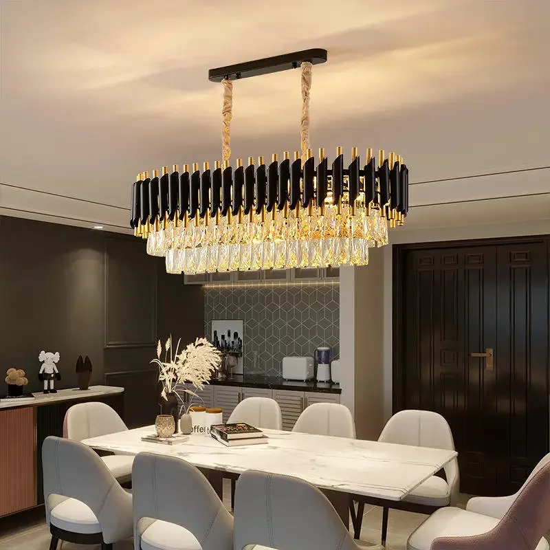 Moderne Luxus Kristall Led Kronleuchter Gold Glanz Villa Wohnzimmer Anhänger Lichter Hotel lobby Restaurant E14 Hängen Lampen