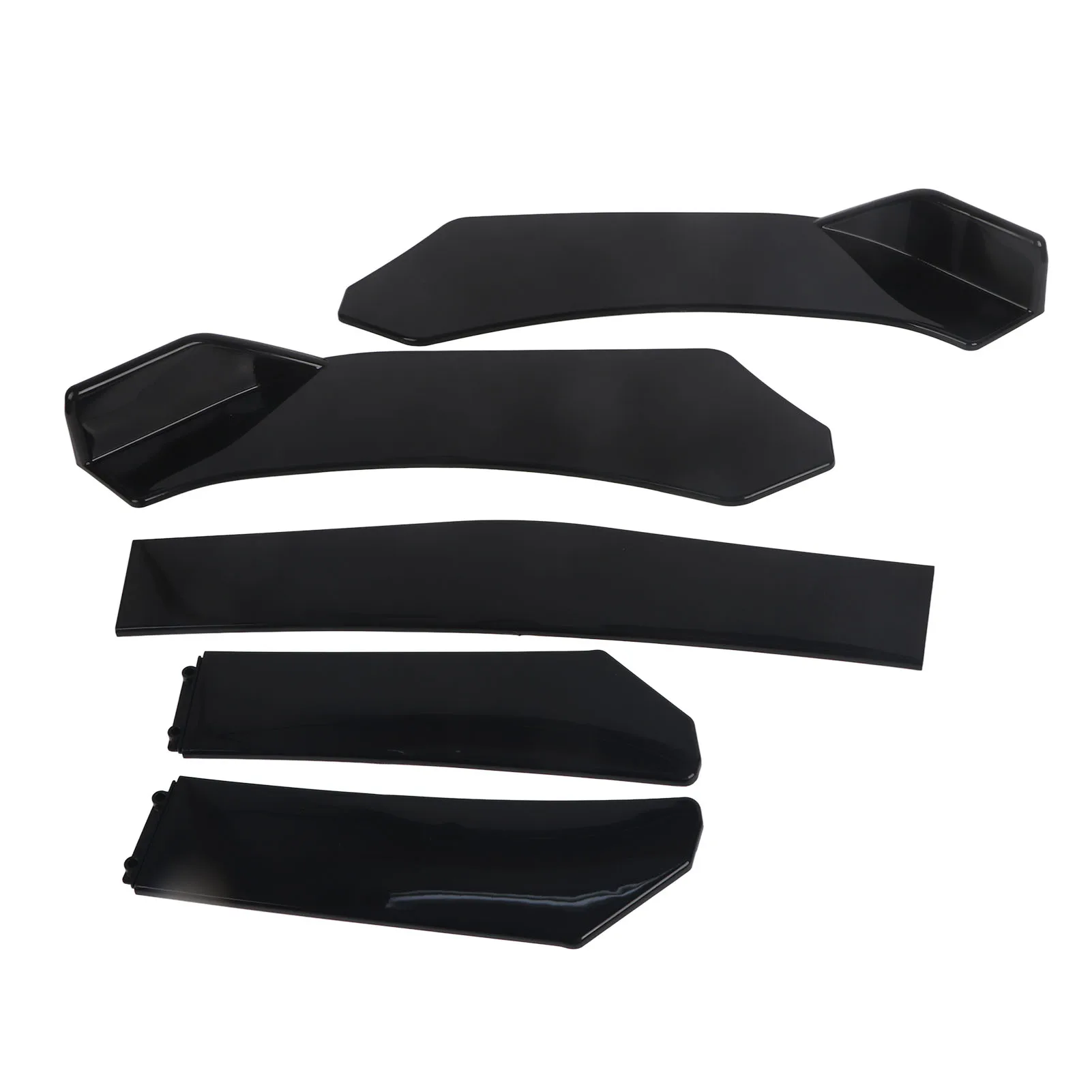 5 stücke Front stoßstange Lippen Body Kit Universal Lip Splitter Spoiler Diffusor Canard Protector für Auto Image