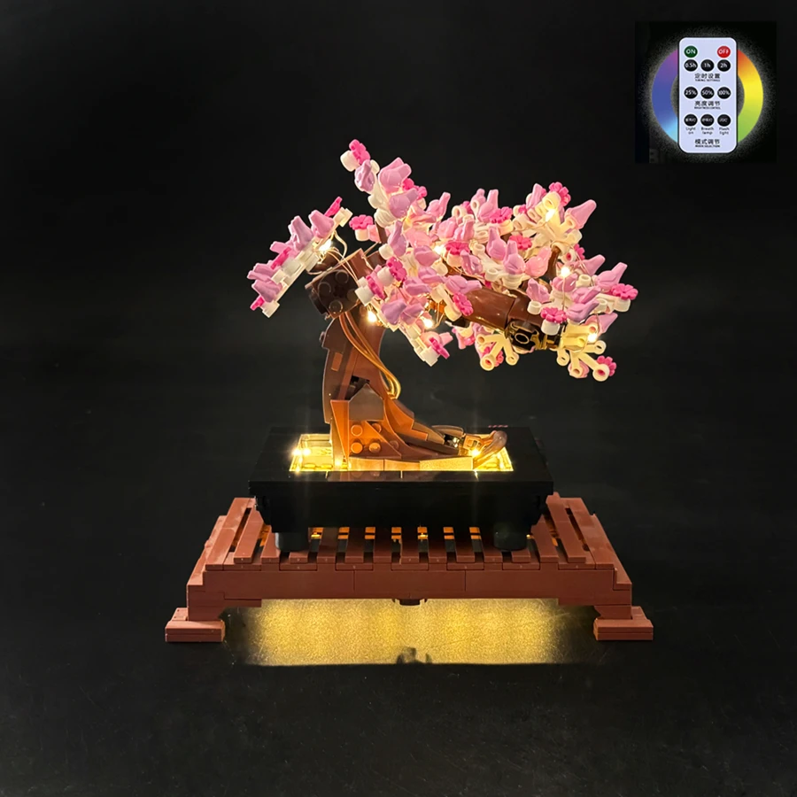 BYB LED-Beleuchtungsset für 10281 Creator Expert Bonsai-Baum, Bausteine, dekorative Lampe (Nicht im Lieferumfang enthalten) Image
