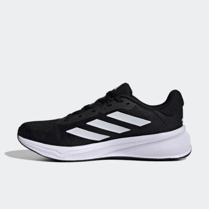 Adidas Full-Length Eva Midsole Lightweight Training Herren-Laufschuhe Neue leichte Strong Grip Fitness-Sport-Laufschuhe Response Series Schwarz und Weiß Vielseitige Freizeit-Sportschuhe Unverzichtbar