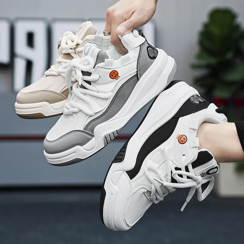2025 neue Komfort Casual Nische Brot Schuhe Plattform Student Board Schuhe Herrenmode Schuhe 39-45 Größe Turnschuhe atmungsaktive Komfort