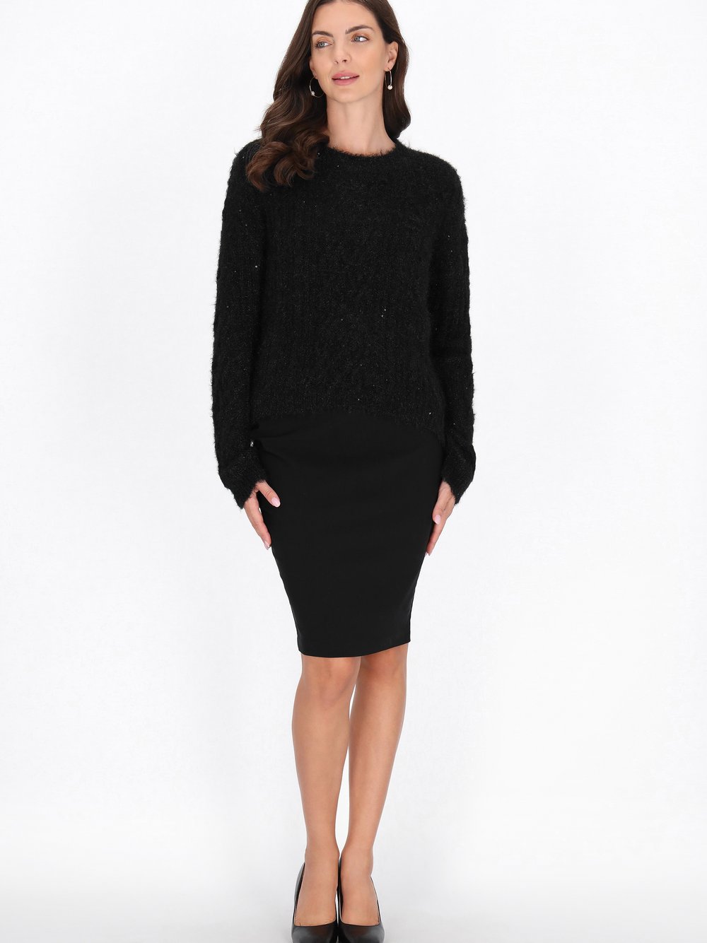 Usha Pullover Damen schwarz, XS/S Image
