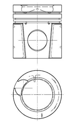KOLBENSCHMIDT Reparatursatz, Kolben/Zylinderlaufbuchse Universal für DAF 1699329 256960 241054 99900960 Image