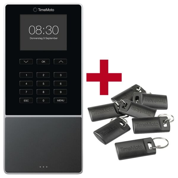 TimeMoto Zeiterfassungs-Komplettsystem »TM-616« mit TimeMoto Cloud - Testversion - Termin, 9.95x21.5x4.43 cm Image