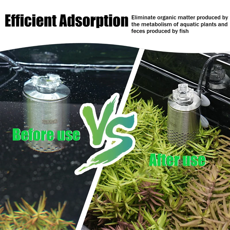 Elektrische Öl Film Entferner Aquarium Skimmer Anlage Aquarium Filter Selbstansaugende Schwimm Kopf Öl Film Prozessor Aquarium Filter Image