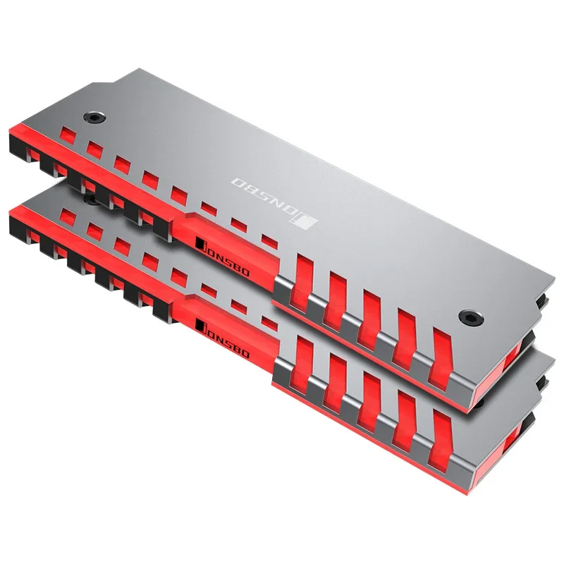 2PC Speicher RAM RGB Kühler Kühlkörper Kühlung Weste Fin Strahlung Abzuführen Unterstützung Motherboard AURA Steuer Farbe Für DDR DDR3 DDR4 Image