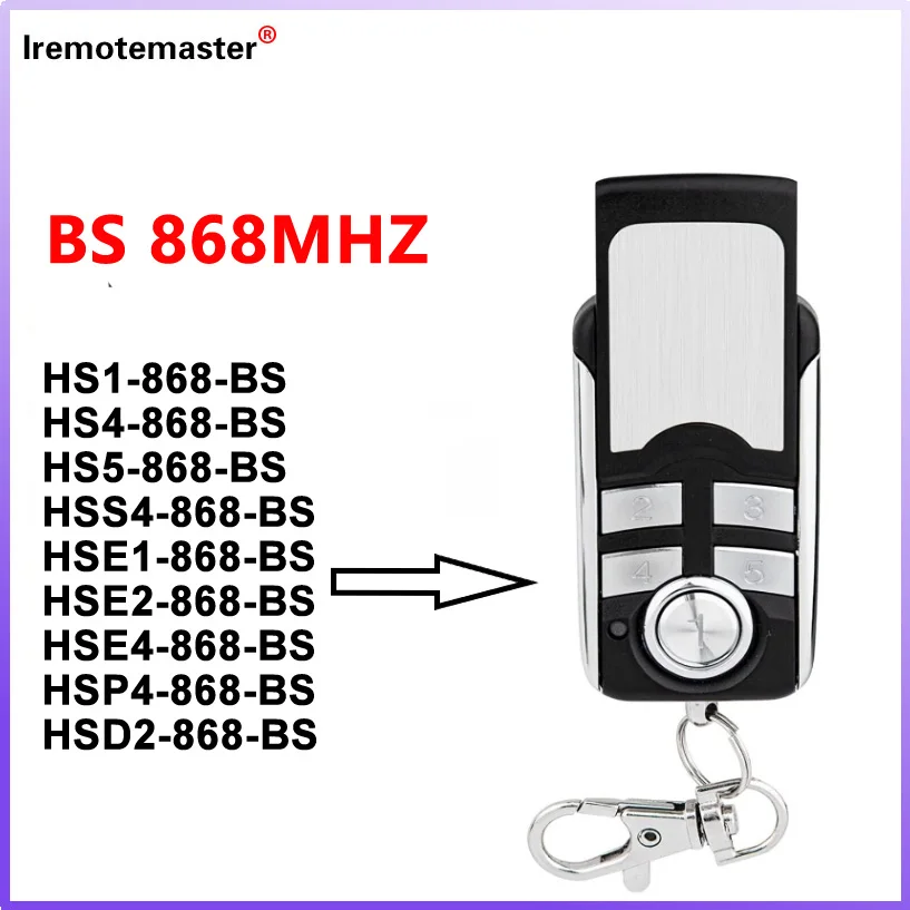 Für BS HSE2-868-BS HSE4-868-BS Garagentor Fernbedienung Duplikator BS Bisecur HS1 HS4 HS5 HSS4 HSE1 HSP4 HSD2 BS Sender Image