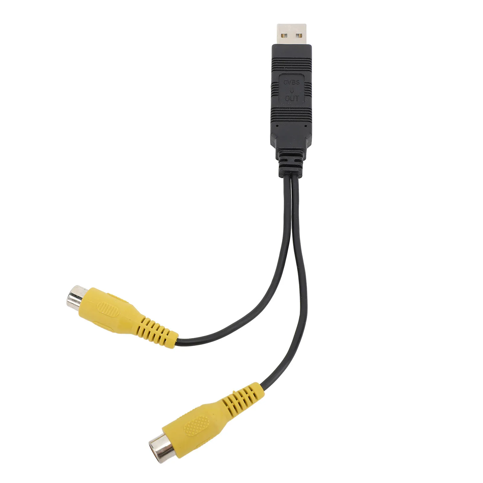 Usb zu schnitts telle kabel adapter hd video zuverlässig kupfer verschleiß fest usb zu cvbs video ausgang adapter für fahrzeug Image