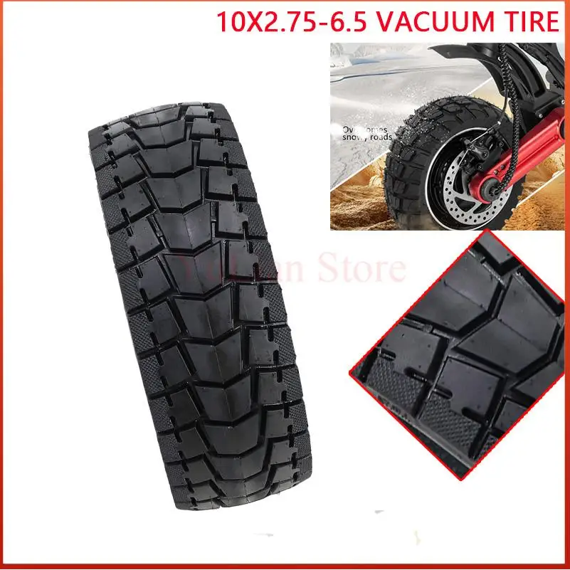 10X2,75-6,5 Vakuumreifen, Straßenmuster, verdickt, zum Fahren von Auto, Elektroroller, Luftreifen Image
