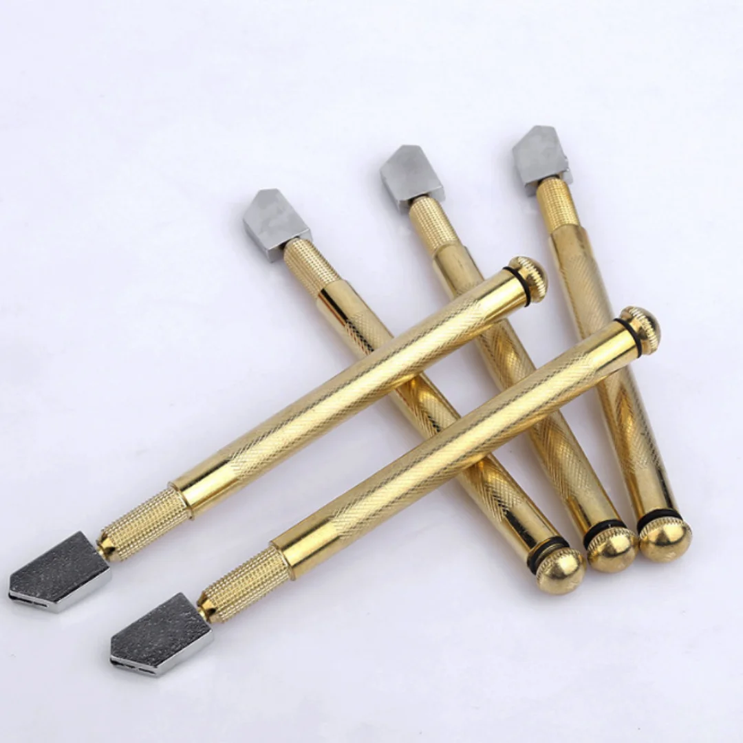 1 Stück multifunktionaler Diamant-Glasschneider – manuelles Fliesenspiegel-Schneidewerkzeug, Rollenfliesen-Glasmesser Image