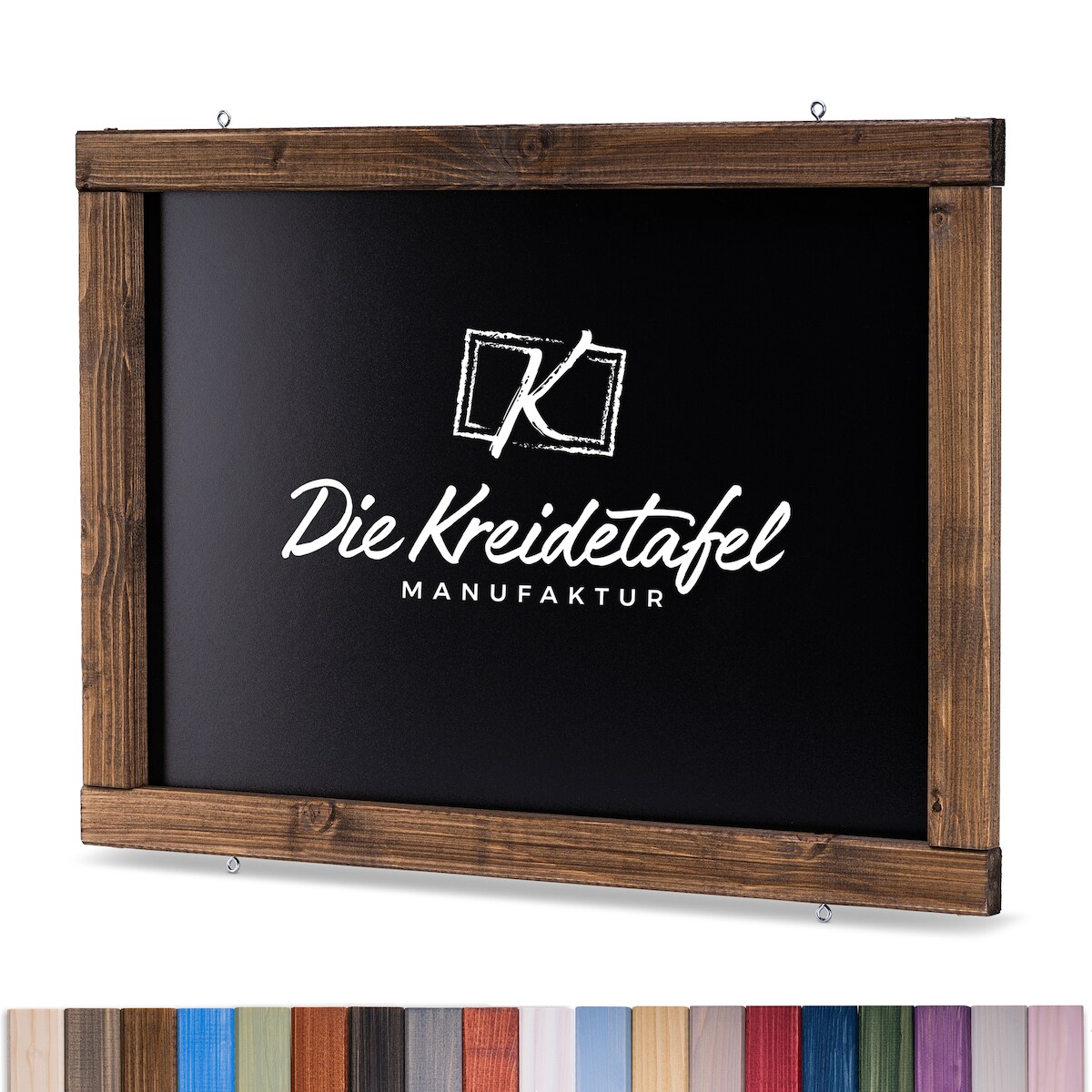 Die Kreidetafel Manufaktur Kreidetafel mit Holzrahmen / Kolonial 70x50cm Image