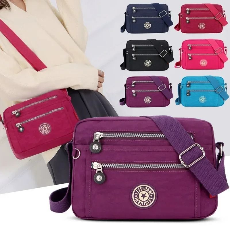 Versatile Waterproof Nylon Messenger Bag k
