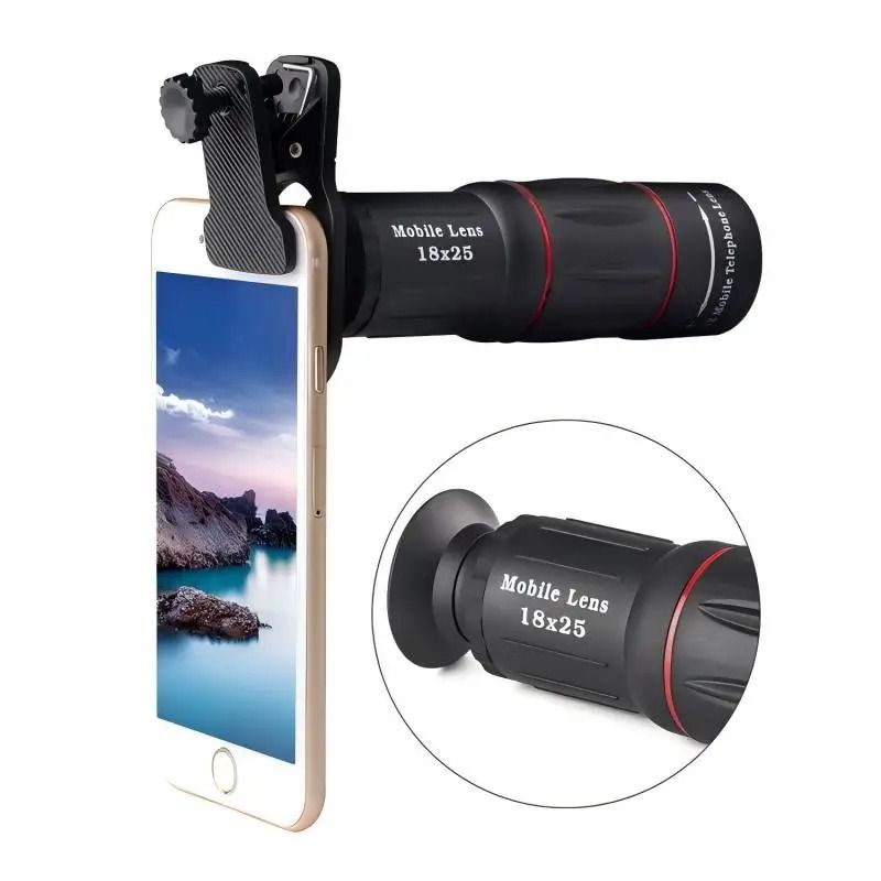 18x Telephoto Phone Lens Clip On Telescope Camera Lens For Concert Travel And Long Distance Photos 18x Telephoto Phone Lens Clip On Telescope Camera Lens For Concert Travel And Long Distance Photos