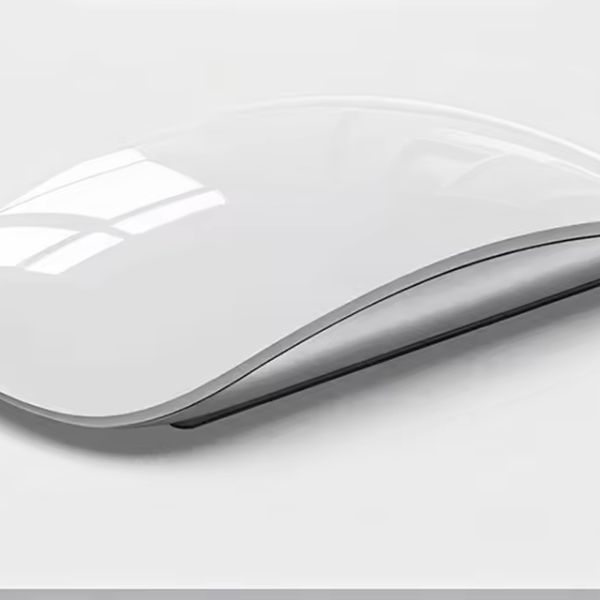 Ergonomic Dual Mode Silent PC Mice, Rechargeable Touch Slim Computer Mouse For Apple Macbook Air black