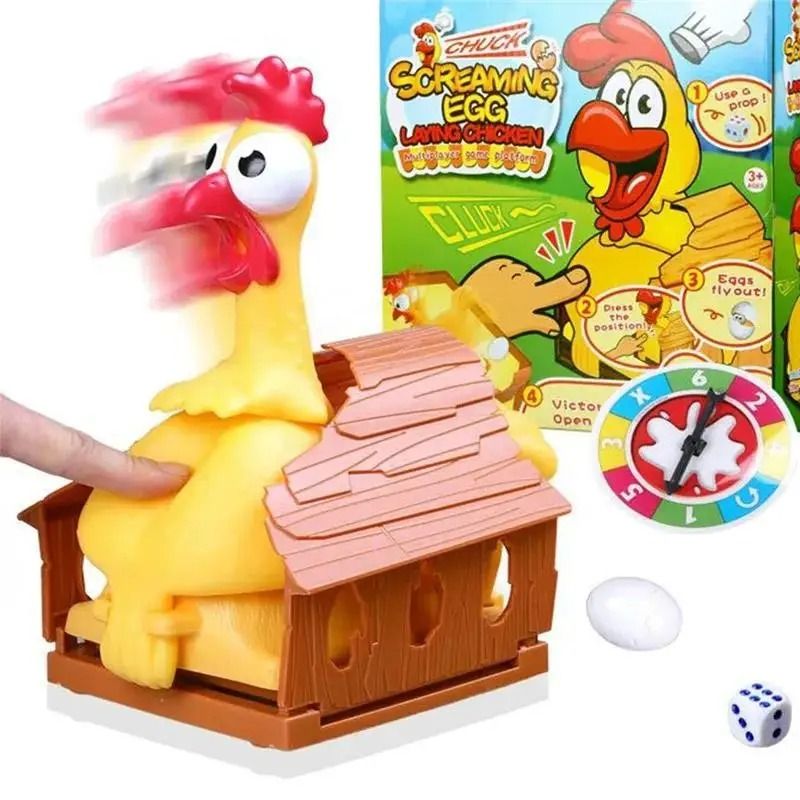 Squawk Chicken Egg Laying Board Game Toy Fun Family Party Game For Kids And Adults Squawk Chicken Egg Laying Board Game Toy Fun Family Party Game For Kids And Adults