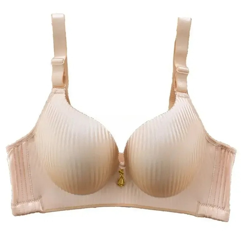 Sexy Wireless Push Up Bra, No Steel Ring, Seamless 8cm Thick Padded Lingerie, Adjustable Straps For Women skin Color one Size 36