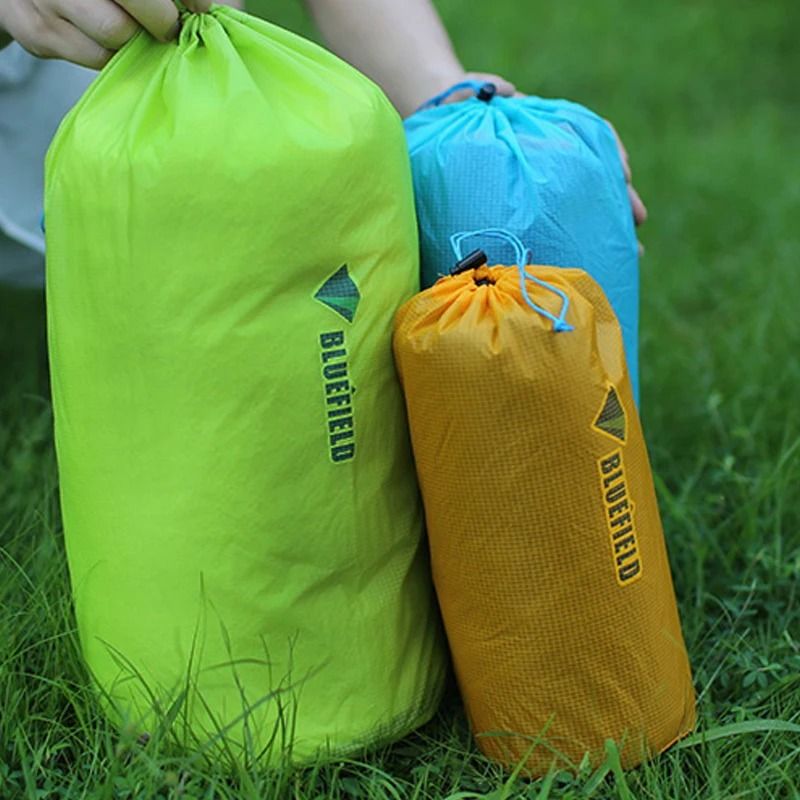 Waterproof Nylon Drawstring Dry Bag Storage Pouch For Swimming Fishing Camping l Green