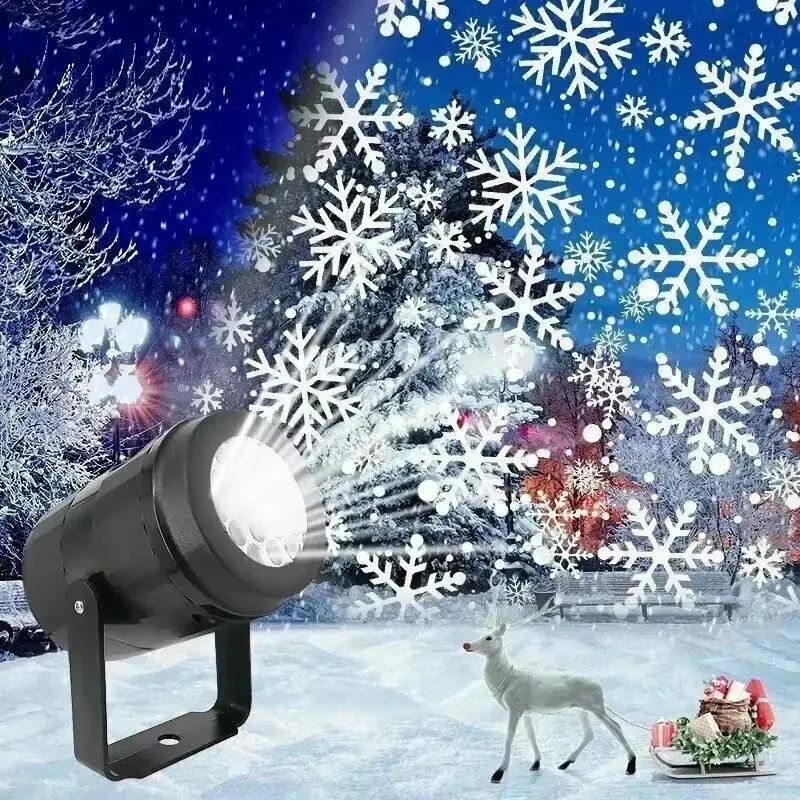 2025 LED Rotating Dynamic USB Projector Indoor Fairy Lights For Christmas And Home Decor halloween