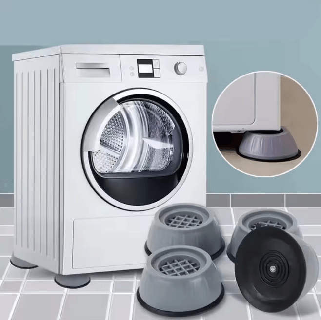 QuietStep Washing Machine Shock Pads Anti Vibration Silicone Feet b