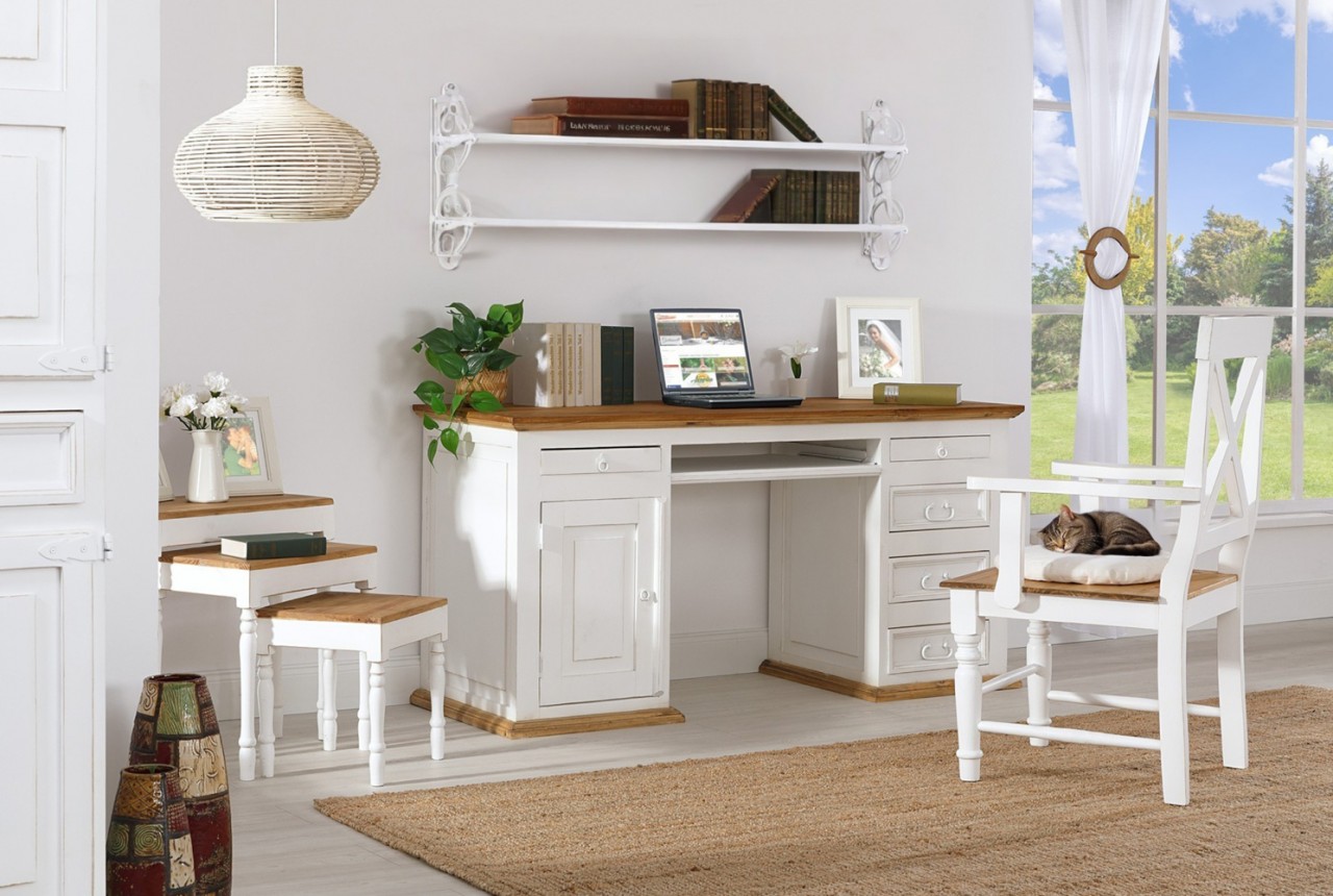 Schreibtisch - 1 Tür, 5 Schübe Image