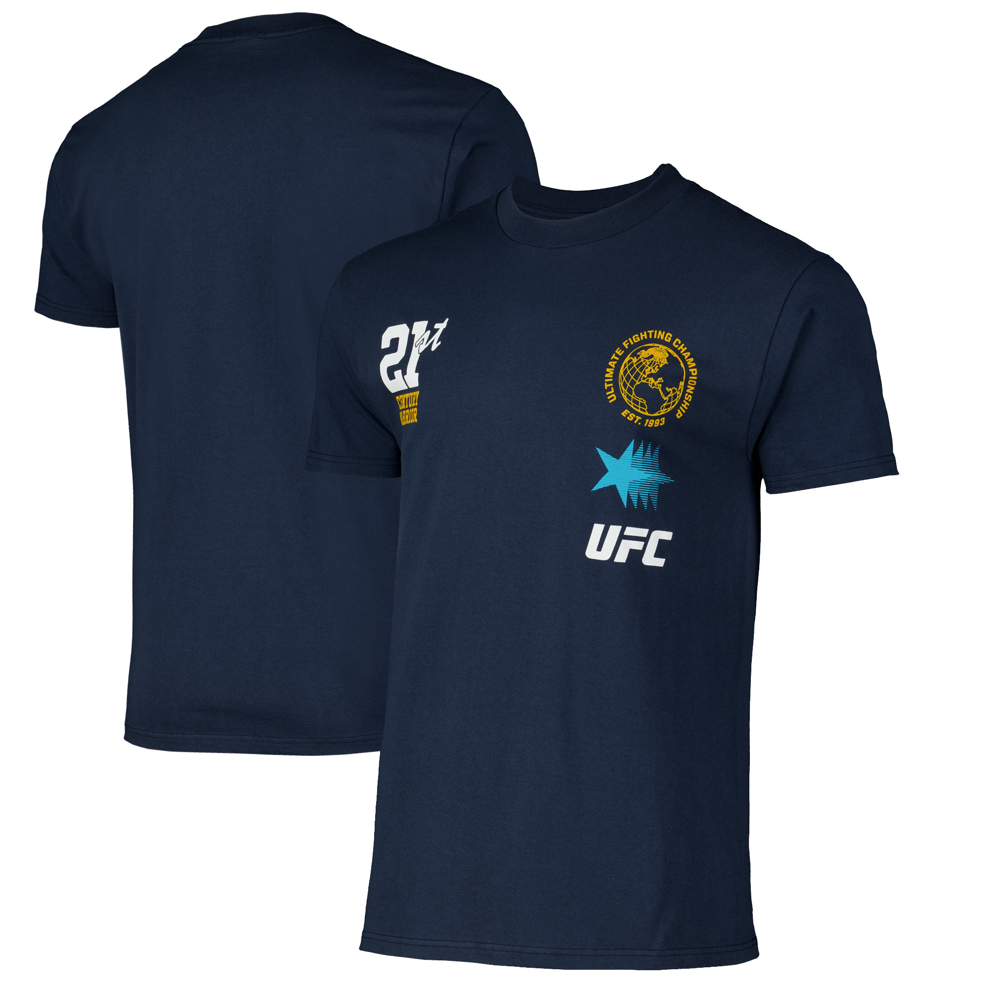 UFC Herren-T-Shirt „Century Warrior“ in Marineblau Image