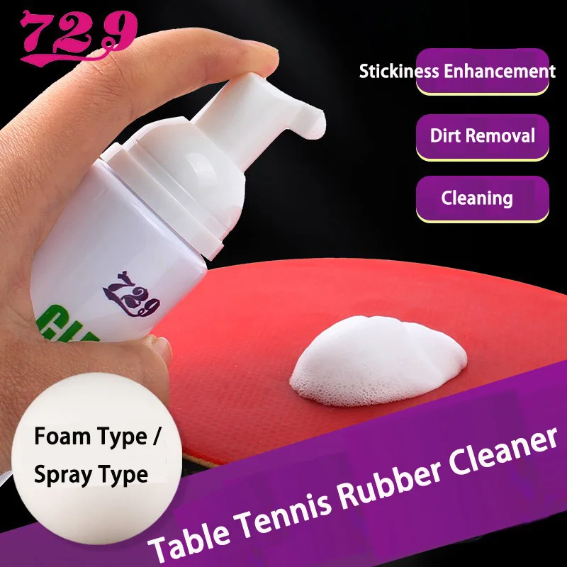 Friendship 729 110 ml Spray/Schaumgummi-Reinigungsmittel Tackifier Professional für Tischtennisschläger, Schwammwischen, verhindert Alterung Image