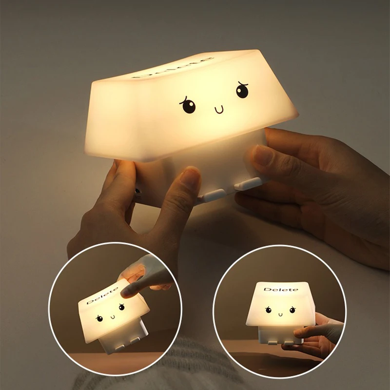LED Nacht Lichter Nachttisch Lampe Raum Dekoration USB Aufladbare Led Lampe Dekor Urlaub Baby Schlafzimmer Für Geburtstag Geschenk