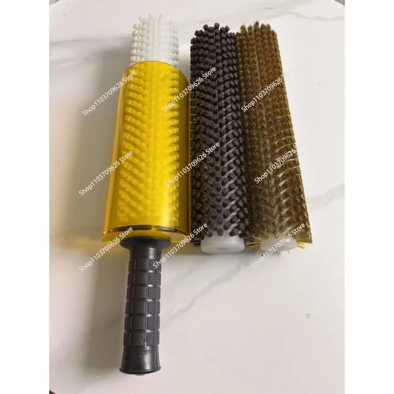 30CM Nylon/Pferdehaar/bürste/kupferdraht Roller Pinsel Set Ski Snowboard Wachsen Elektrische Roller Pinsel ski Roto Pinsel Image